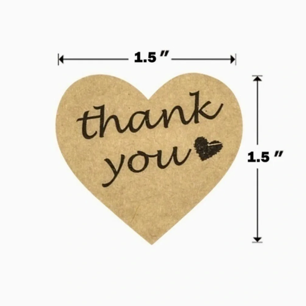 40 Thank You Stickers!
